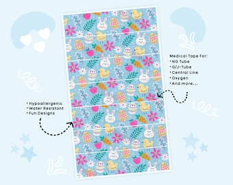 Cinta adhesiva médica para sonda nasogástrica, sondas de alimentación, catéteres de oxígeno y vías centrales.