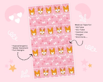 Cinta adhesiva médica para sonda nasogástrica, sondas de alimentación, catéteres de oxígeno y vías centrales.