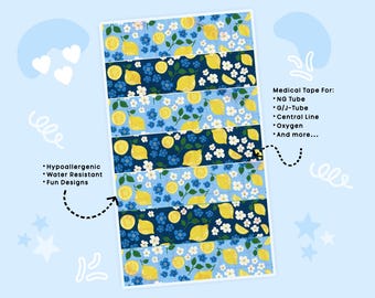 Cinta adhesiva médica para sonda nasogástrica, sondas de alimentación, catéteres de oxígeno y vías centrales.