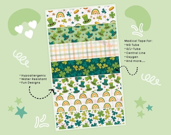 Cinta adhesiva médica para sonda nasogástrica, sondas de alimentación, catéteres de oxígeno y vías centrales.