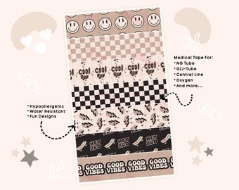 Cool boy NG Tube Tape Adhesive Medical Tape for Feeding Tubes Oxygen Central Lines Catheters