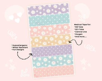 NG Tube Tape Adhesive Medical Tape for Feeding Tubes Oxygen Central Lines Catheters