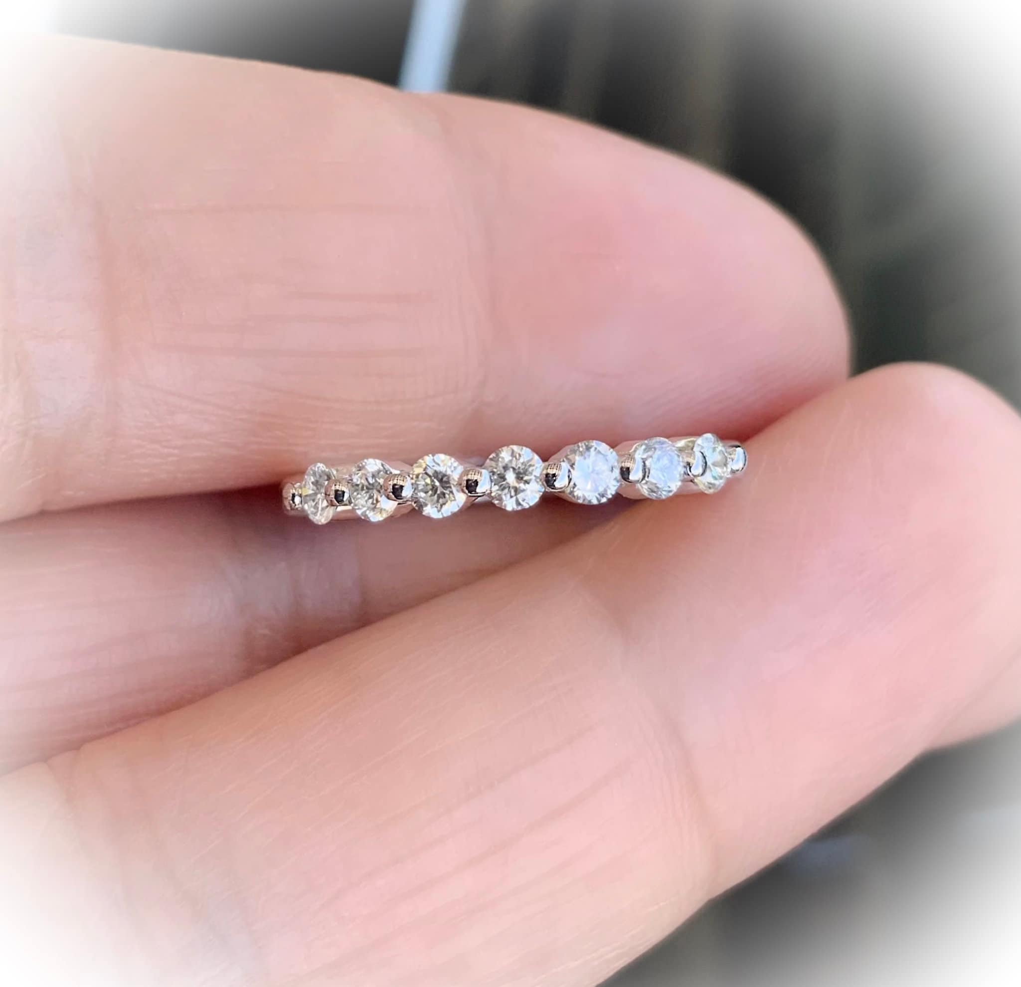 セチクチュール レディース リング アクセサリー Bubble Diamond Band Ring | fermejeanrobertaudet.ca