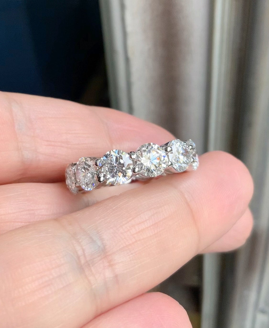 Amazon.com: CTDFJRYFF Full Diamond Giant 6 Carat Square Diamond Ring CZ  Promise Engagement Wedding Ring for Women (US Code 6-10) (6) : Clothing,  Shoes & Jewelry