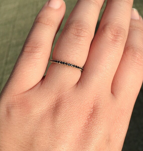 Half carat black diamond deals