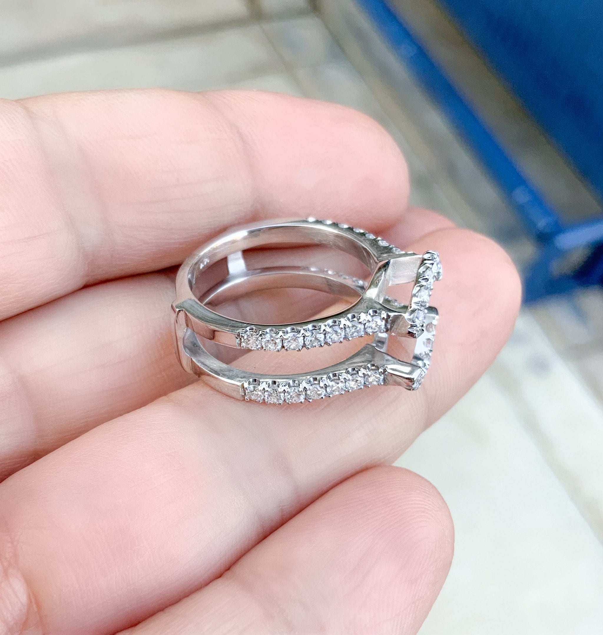 Diamond Ring Guard Engagement Ring Enhance Jordan Armour