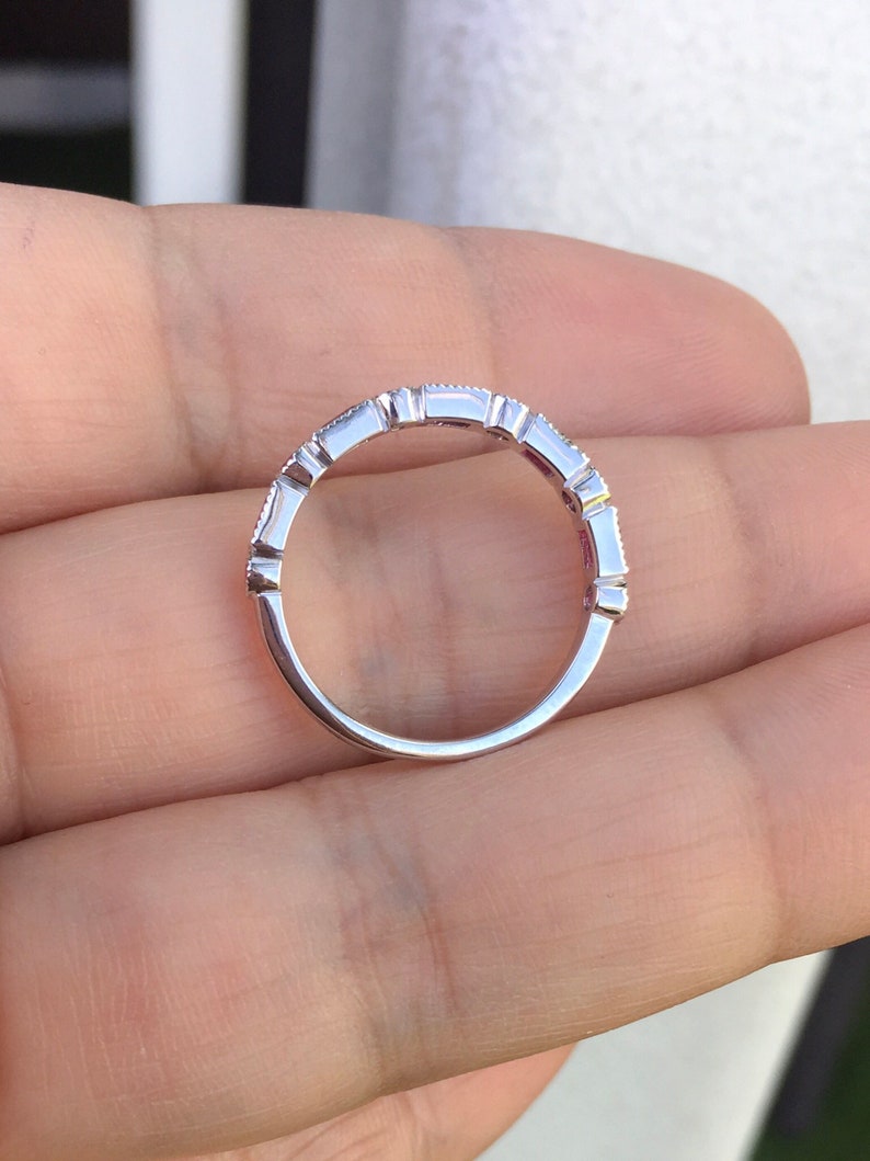 ruby ring with baguettes
