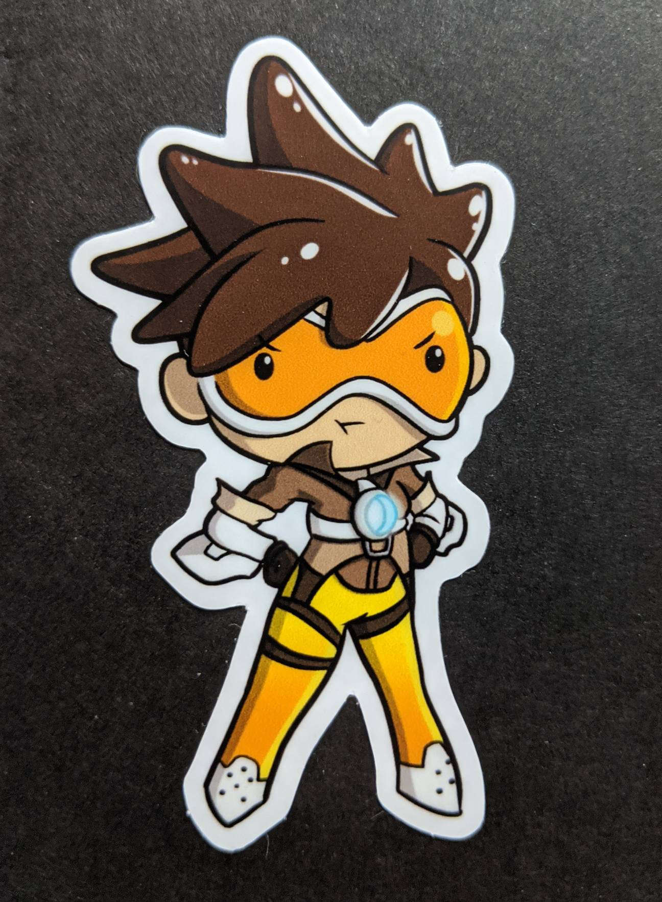 Mca Tracer Overwatch Sticker Chibi Cute Kawaii Etsy