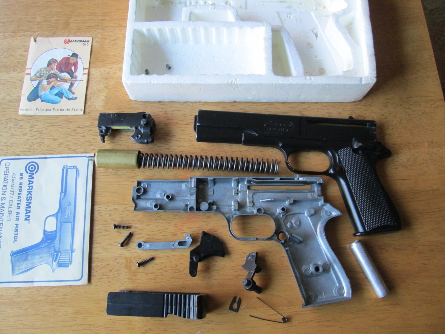 Air Pistol Marksman BB Repeater .177 Caliber 1975 Etsy