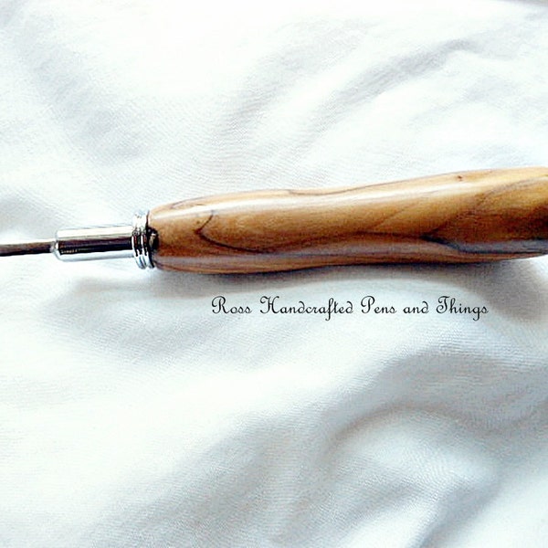 Découseur, coupe couture, lame en acier, bois d'Olivier de Bethléem manipuler, Custom Made, excellente idée de cadeau !