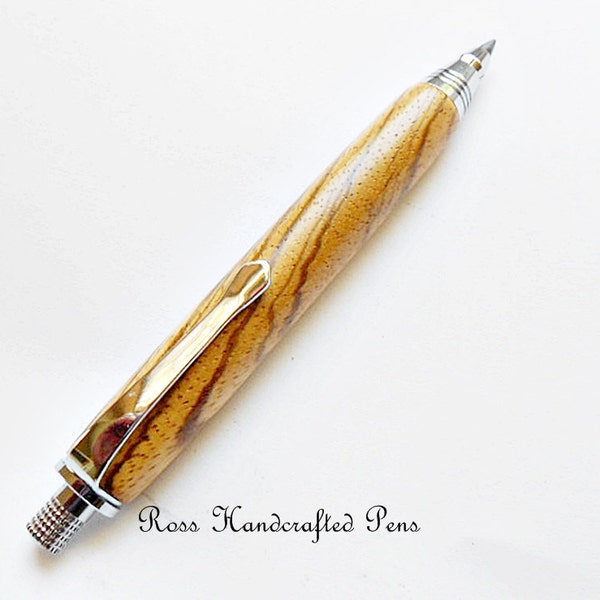 Handcrafted Sketch Pencil, Hand Turned Mechanical Pencil, Artist Sketch Pencil, Mini Sketch Pencil