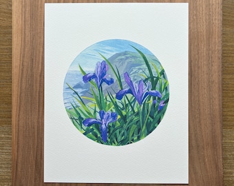 Coastal Iris Print