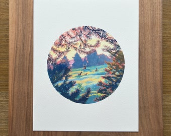 Limantour Elk Print