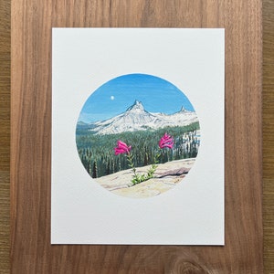 Echo Peaks from Pothole Dome print image 1