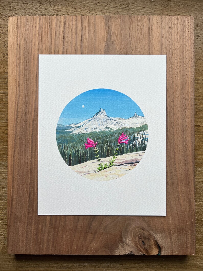 Echo Peaks from Pothole Dome print image 1