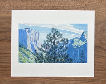 Honest Tunnel View archival print