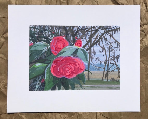 Archival Print Of The First Bloom In Georgia Etsy