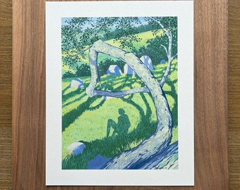 Articulated shadows Print