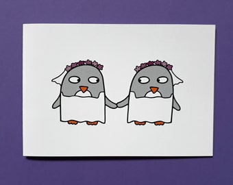 Wedding Card for Gay Couple - Same Sex Marriage - Civil Ceremony - Wedding invitations - Save the Dates - 010