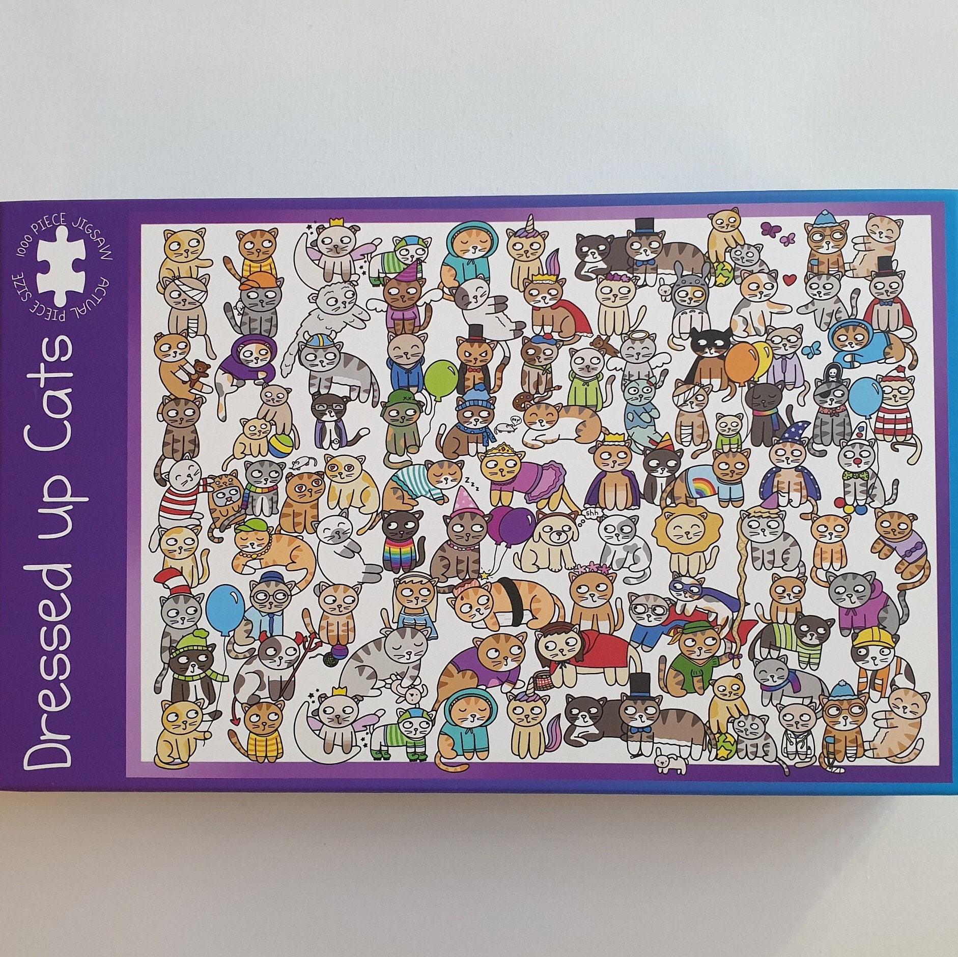Katzenpuzzle 1000 Teile Für Erwachsene - Collage Design, 50x70 Cm, Mit Poster