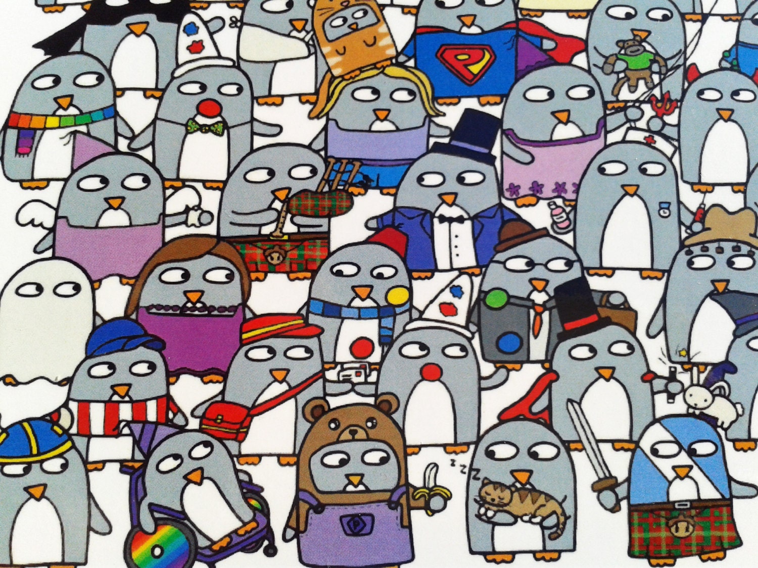 Penguin Notebook Funny Journal Penguin Gift Sketchbook - Etsy UK