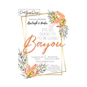 Engagement Party - Wedding Shower - Rehearsal Dinner - Couples Shower Invitation - Digital - Editable