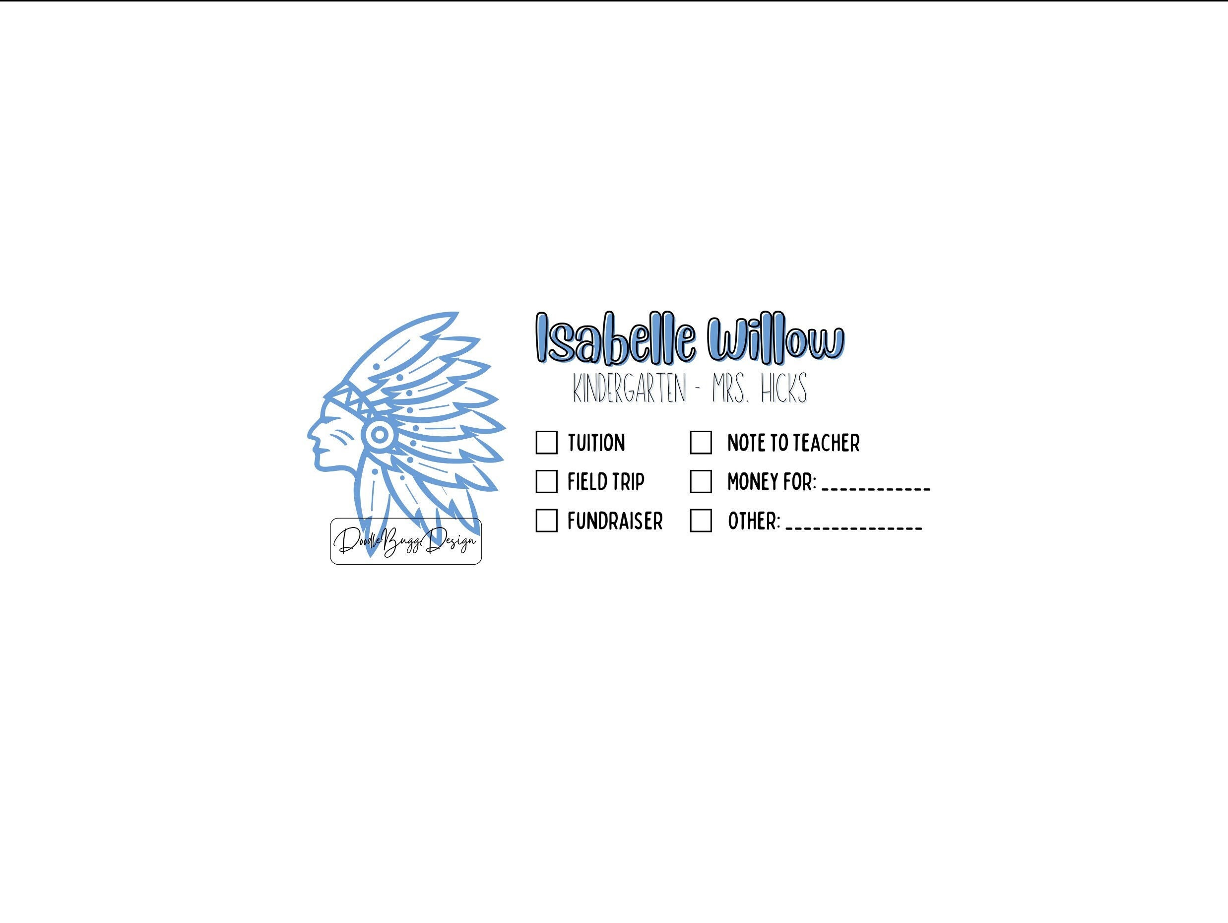 Chief Envelope Template - Editable - Digital - Etsy