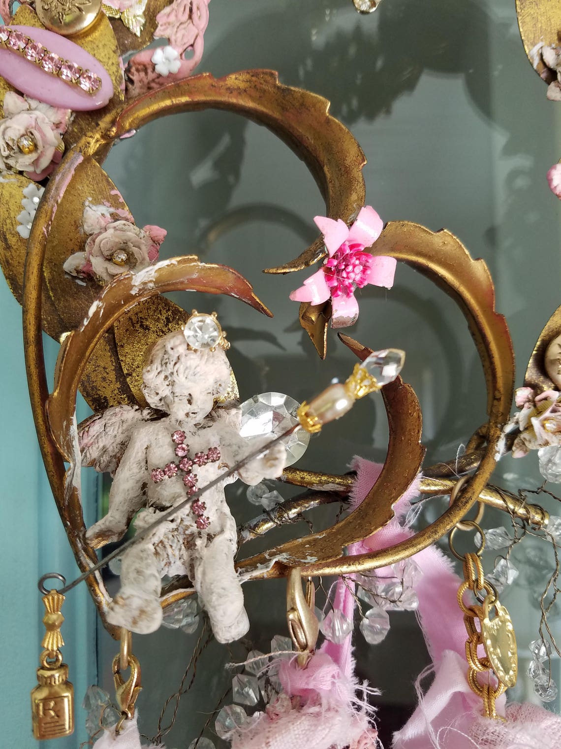 WHIMSICAL Wreath Wall Decor Wall Art Wall Hanging Shabby Chic Etsy