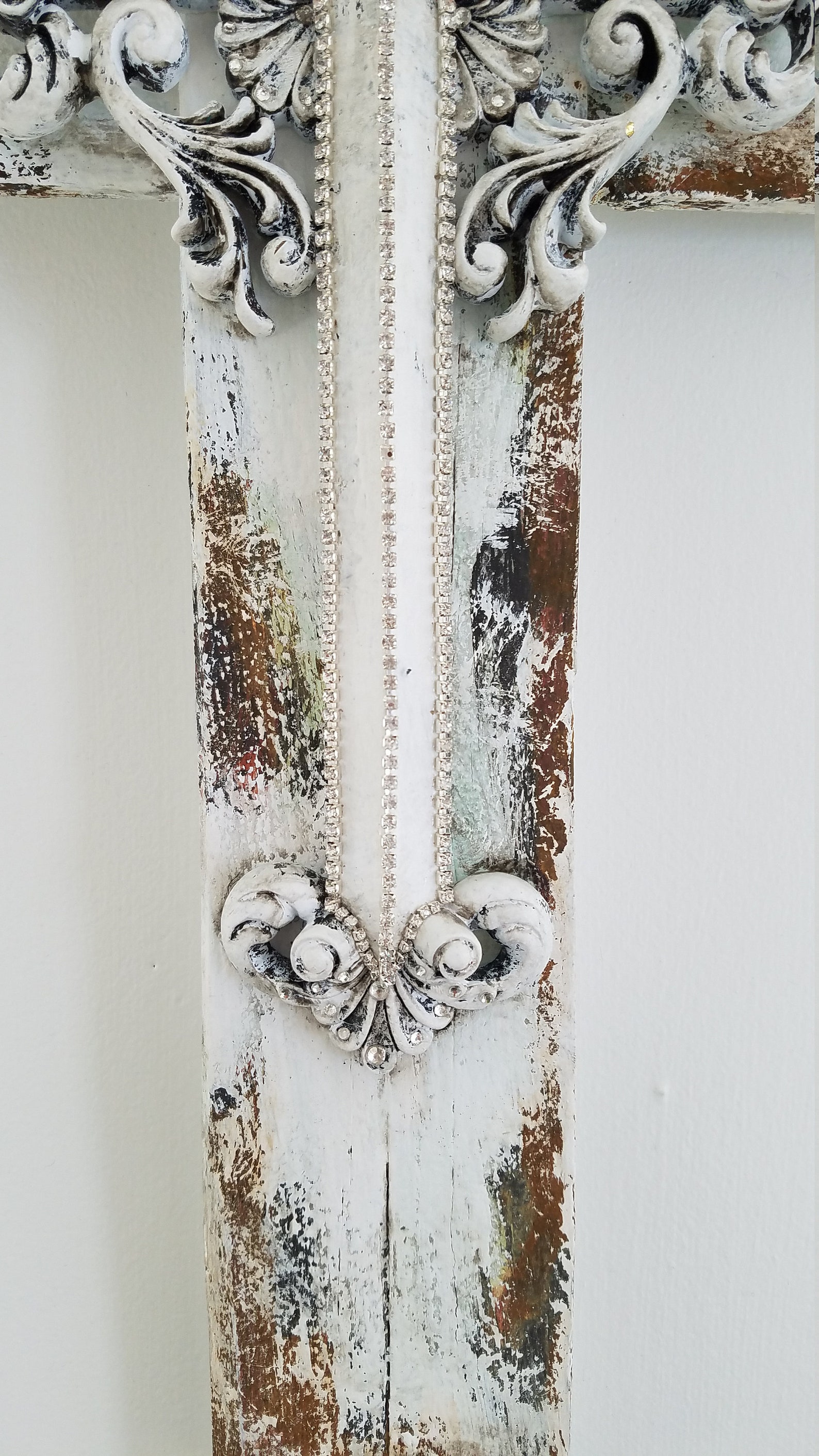 21 Tall Large Cross Wall Décor Religious Cross Wood Etsy