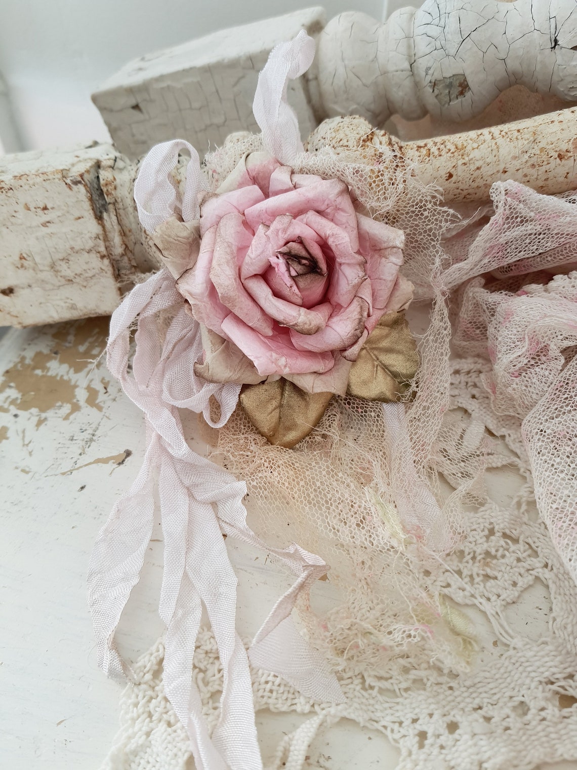 Decorative Pointe Ballet Shoes Shabby Cottage Decor Romantic Etsy
