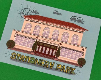 Stationery Park Matte Post Card