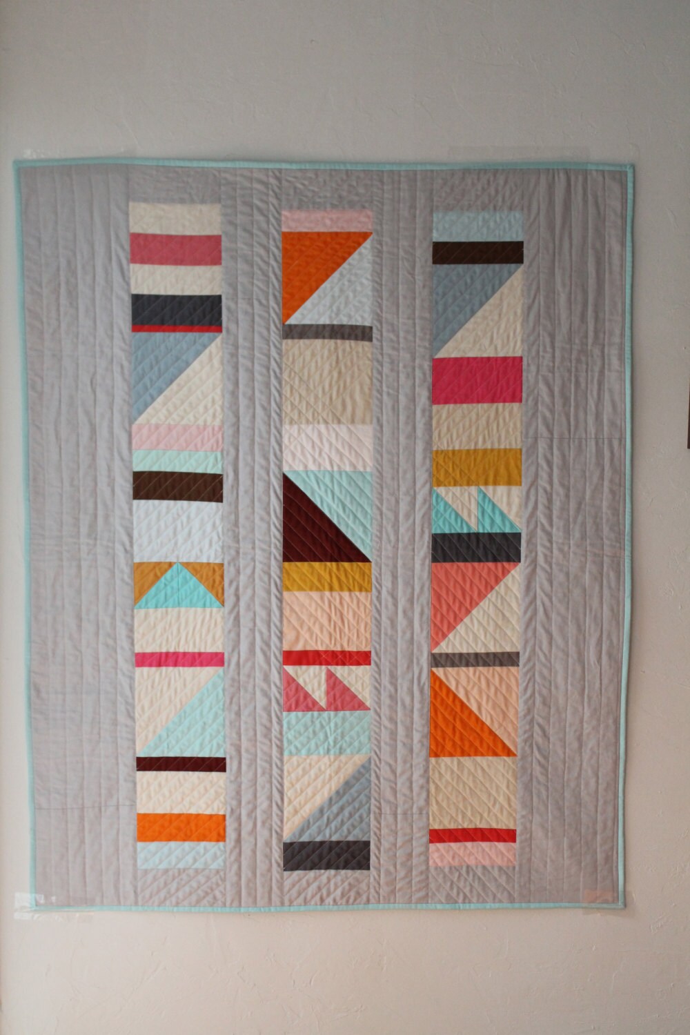 Modern Geometric Quilt PatternPDFbeginner Etsy