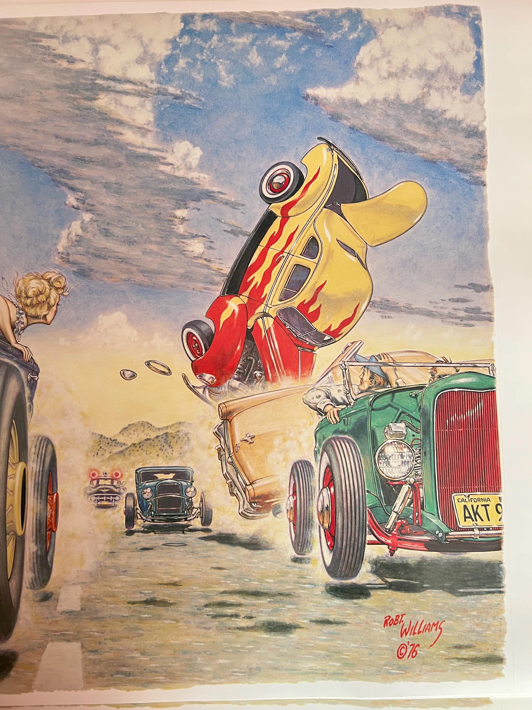Robert Williams Hot Rod Race - Etsy