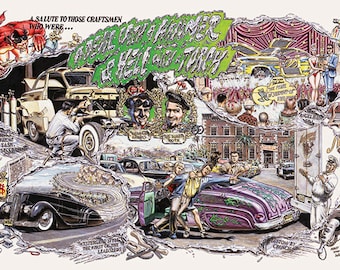 Robert Williams Hot Rod Race - Etsy