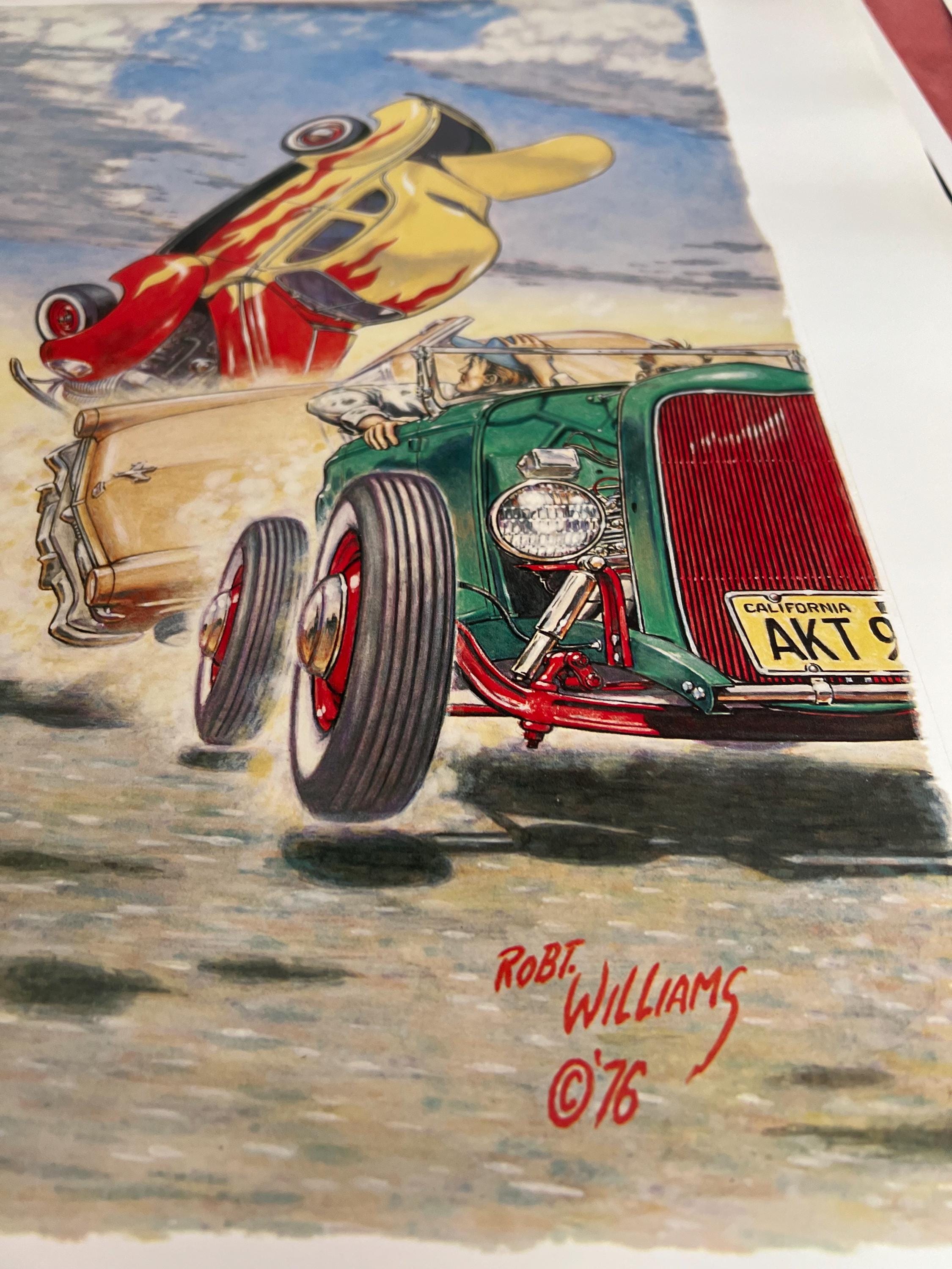 Robert Williams Hot Rod Race - Etsy