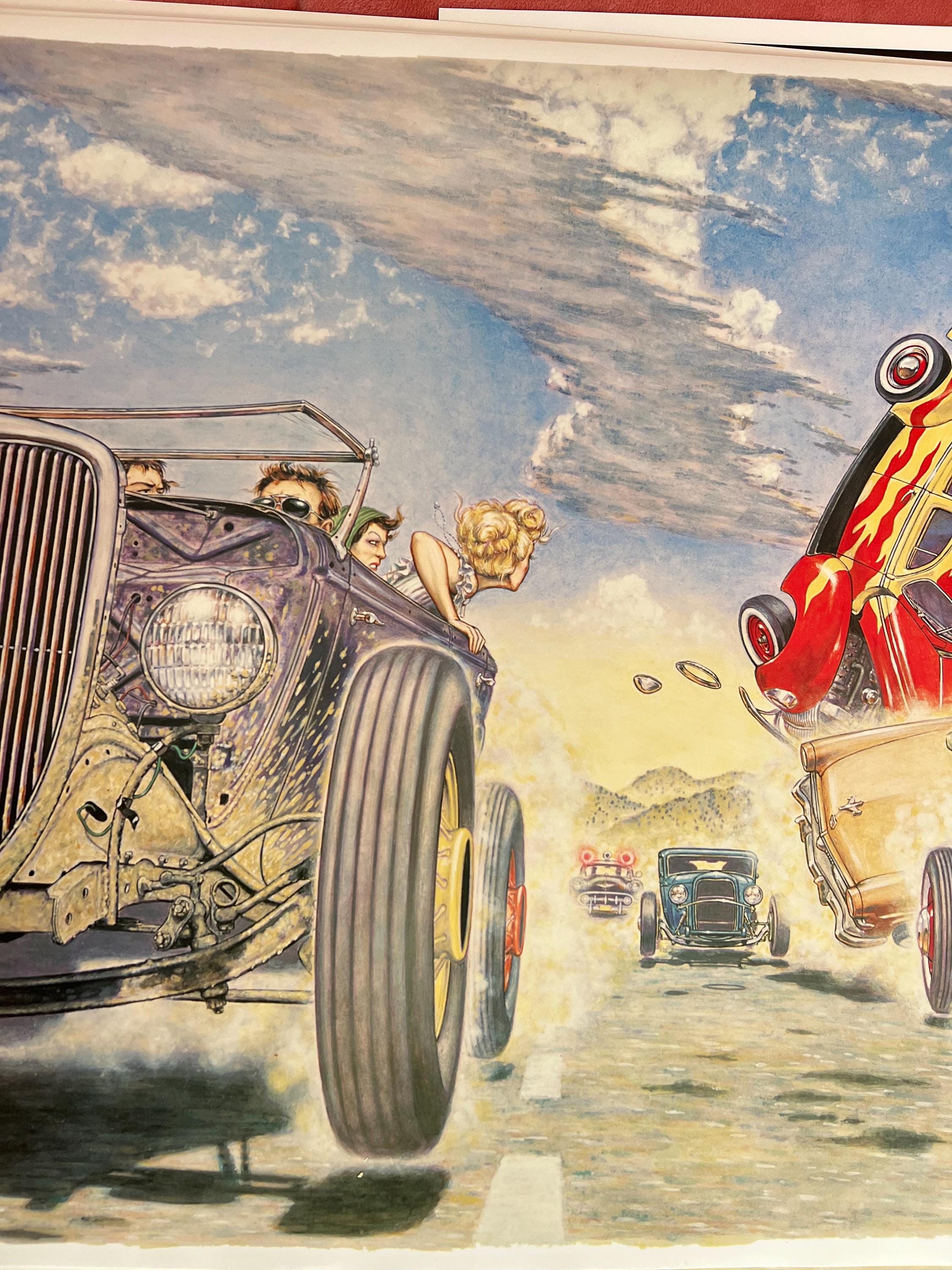 ロバートウイリアムズ ROBT WILLIAMS ホットロッド Robert Williams Hot Rod Race - Etsy