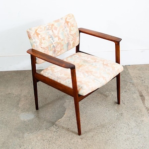 Mid Century Danish Modern Lounge Chair Armchair Rosewood Finn Juhl Style Denmark