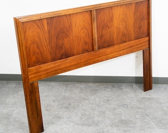 Mid Century Modern Headboard Queen Dixie Bed Frame Walnut Mcm Slat Wood Walnut