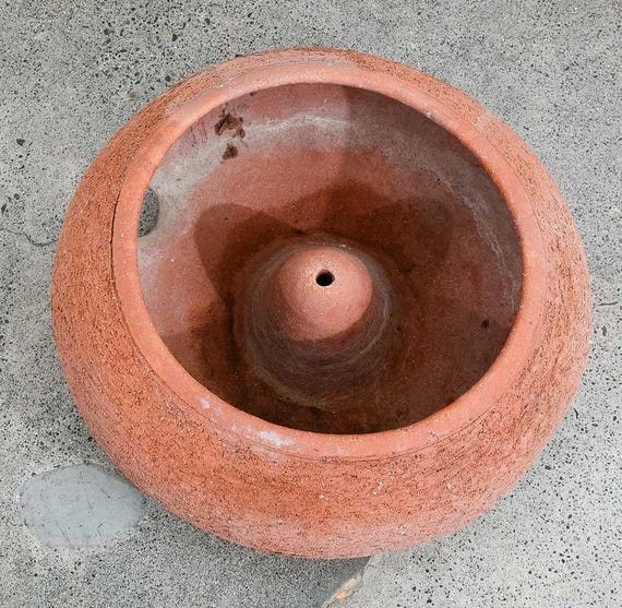 弥散圆　PET(マット) Mid Century Modern Hose Pot Round Clay Stan Bitters Hans Sumpf