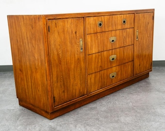 ミッドセンチュリーモダン クレデンザ ドレッサー ドレクセル 5段引き出し 真鍮製取っ手 パッセージ MCM