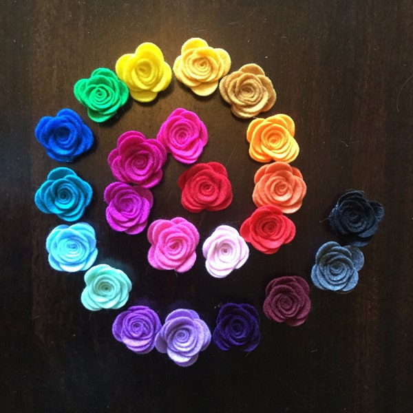 Felt Flower Pin Etsy