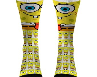 spongebob basketball socks