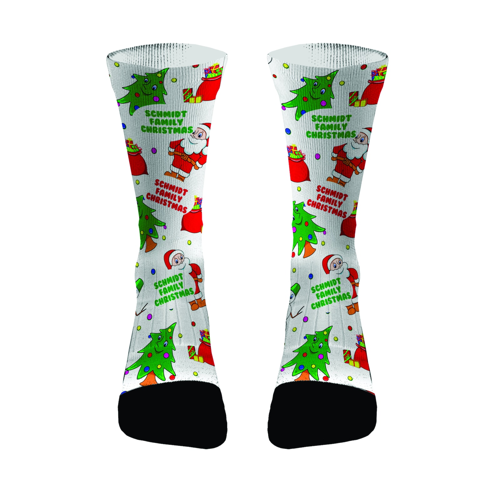 Christmas Socks Personalized Christmas Matching Family Socks Etsy