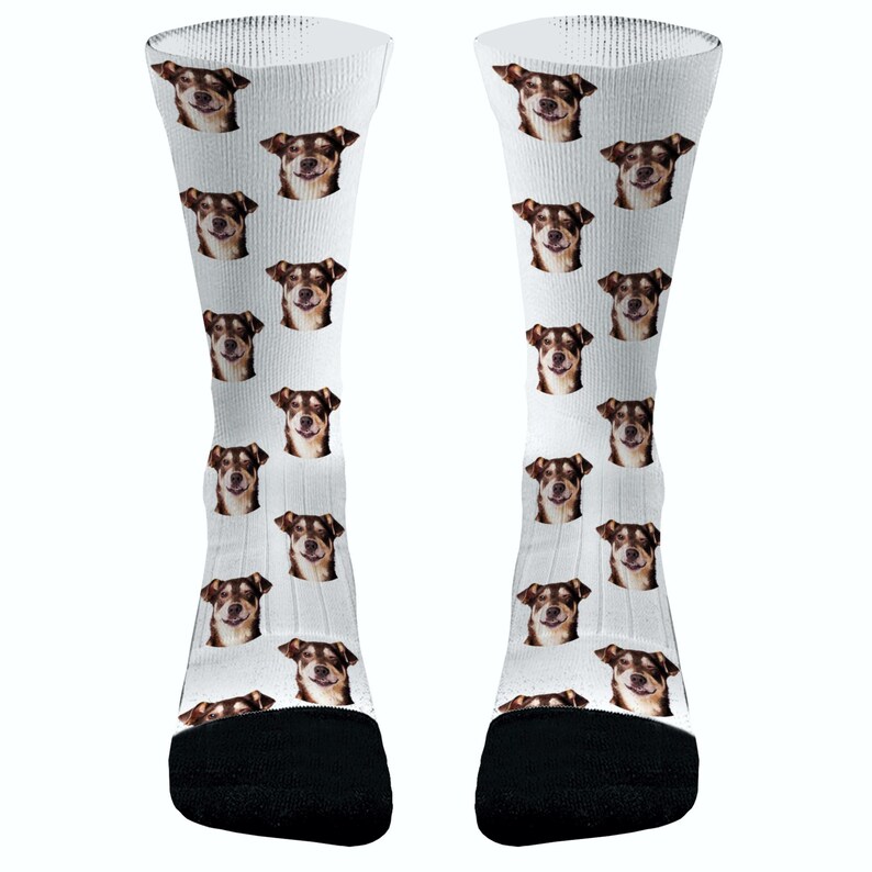 Your Pets Picture Socks Dri Fit Athletic Compression Socks Dog Etsy