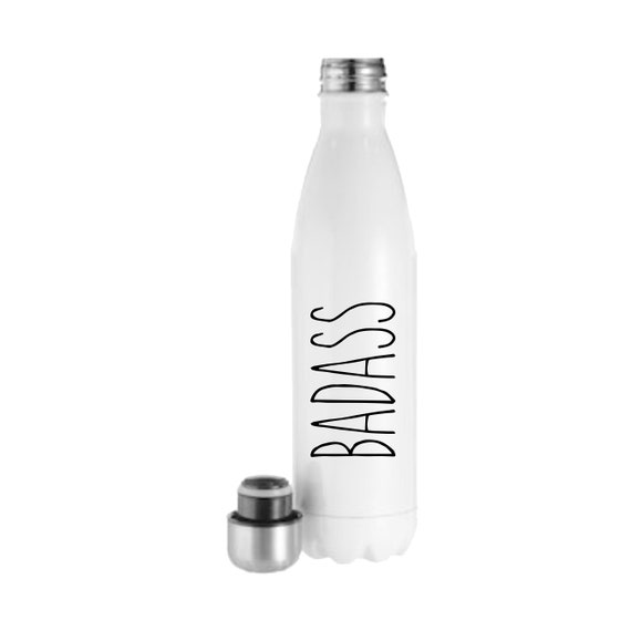 Badass Water Bottle Name Funny Water Bottle Logo Swell Water - Etsy Badass Water Bottle Name Funny Water Bottle Logo Swell Water - Etsy