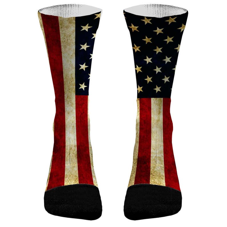 American Flag Socks Custom 4th of July Socks American Pride - Etsy