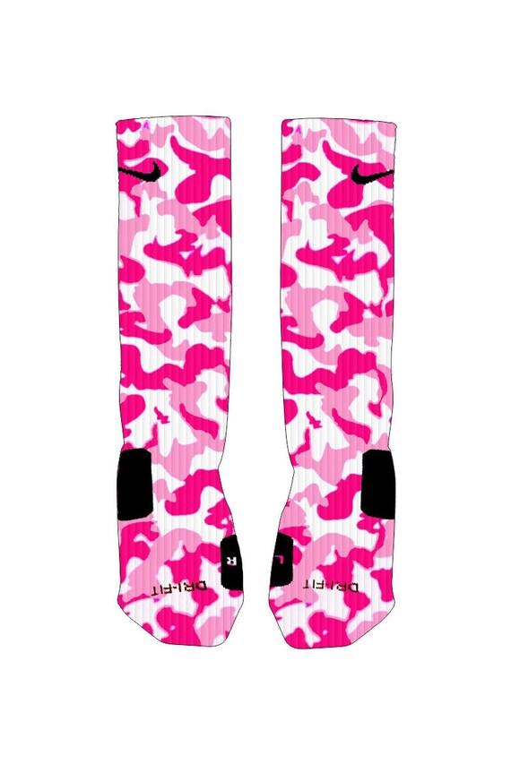 pink elite socks