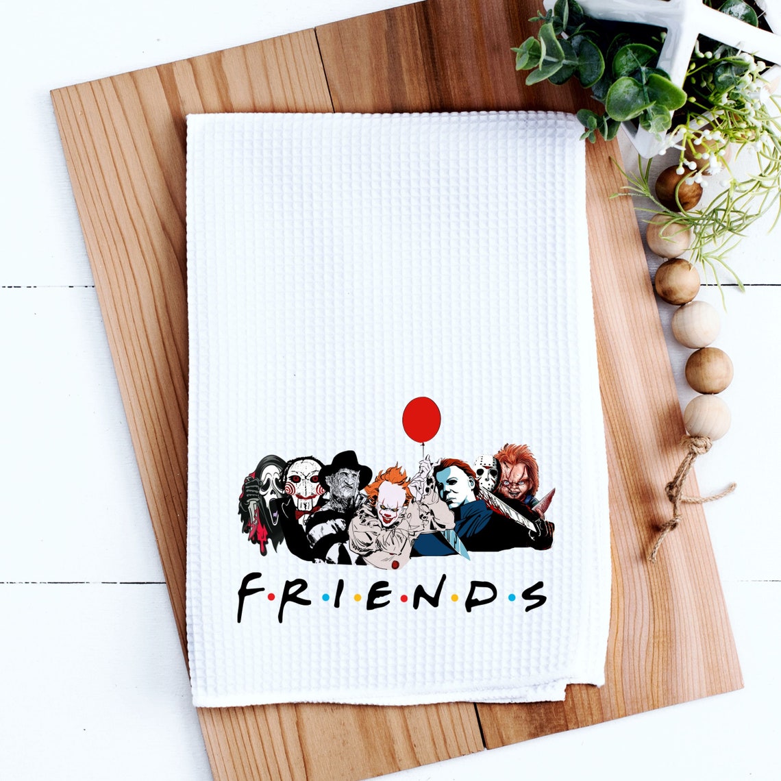 Friends Kitchen Towel Friends TV Show Kitchen Towel Waffle  Etsy
