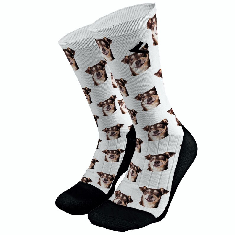 Your Pets Picture Socks Dri Fit Athletic Compression Socks Dog Etsy