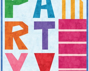 Party Mini Quilt PDF Pattern Download